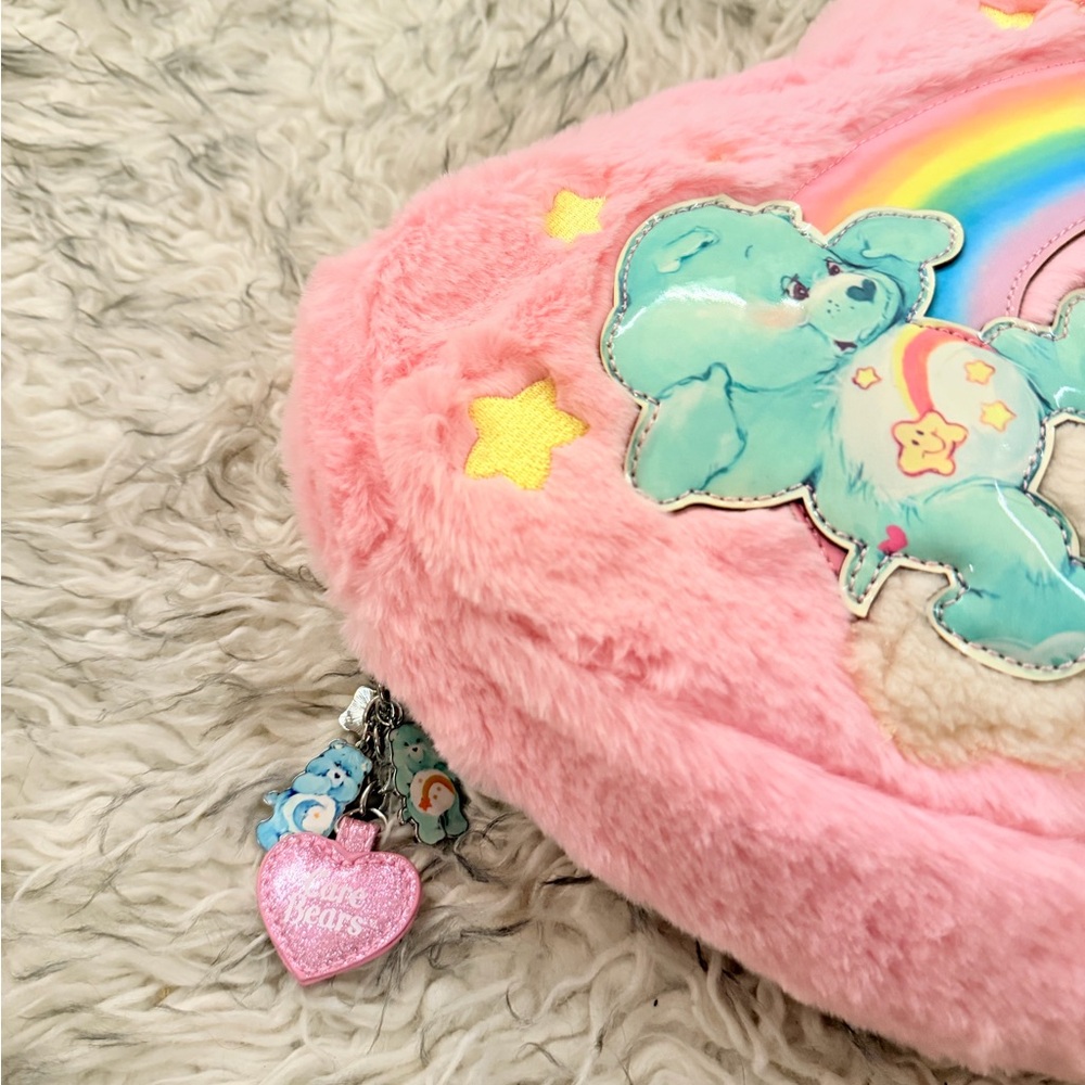 Care Bears Heart Hoodie Backpack - Pink - Picture 2 of 6